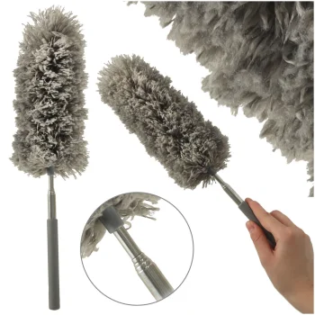 Telescopic Dusting Brush, Grey