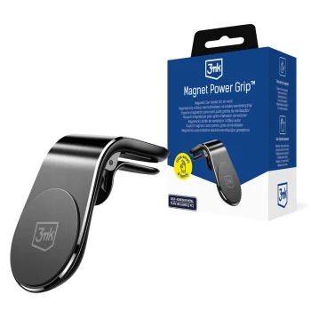 3mk Magnet Power Grip Magnetic Air Vent Car Phone Mount - Black