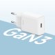 Сетевое зарядное устройство Cuktech HA716C 20W USB-C GaN белое