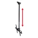 Потолочный кронштейн для ТВ Maclean MC-631 32-65\", VESA до 400x400, 50 кг, черный