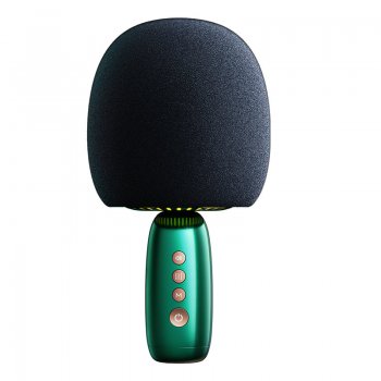 Joyroom Bezvadu Bluetooth Bērnu Karaoke Mikrofons ar Iebūvētu Skaļruni, Zaļš| Portable Wireless Microphone with...