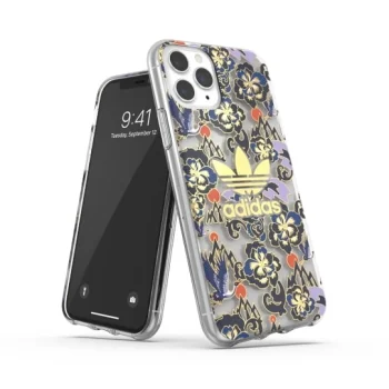 Adidas OR Clear Case CNY AOP cietais vāciņš iPhone 11 Pro 5.8", zelta