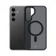 3mk Smoke MagCase Samsung Galaxy S24 vāciņš ar MagSafe, puscaurspīdīgs