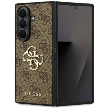 Чехол Guess для Samsung Galaxy Z Fold7 Big 4G Logo Classic Logo, коричневый