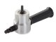 Sheet Metal Cutting Attachment for Drill, black-silver