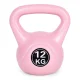 Kettlebell hantele 12 kg ModernHome spēka treniņiem, rozā
