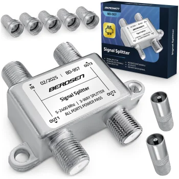Berdsen BD-957 pasīvais antenas sadalītājs 3 izeju 5–2400 MHz