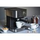 Blaupunkt CMP312 Espresso Machine with Milk Frother, 15 Bar Pump, Black, Silver