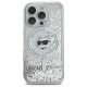 Apple iPhone 16 Pro Max 6.9\'\' Karl Lagerfeld Liquid Glitter Choupette Head Magsafe Cover Case, Clear | Telefona...