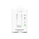 Puro spirālveida USB-A - USB-C kabelis 10W 1m, balts