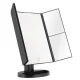 Косметическое зеркало Humanas HS-ML04 с LED подсветкой, черное