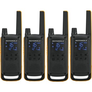 Rācijas Motorola Talkabout T82 Extreme komplekts 4 gab., dzeltenas