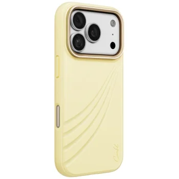 Чехол Uniq Coehl Serina Magnetic Charging для iPhone 18 Pro / 17 Pro, желтый