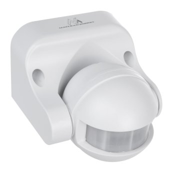 Датчик движения Maclean PIR, IP44, 12м, Белый