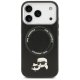 Karl Lagerfeld Karl & Choupette Pins MagSafe Case for iPhone 17 Pro Max, Black