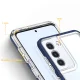 Чехол Hybrid Armor Clear 3in1 для Samsung Galaxy S23, прозрачный с синей рамкой