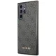 Чехол Guess 4G Metal Gold Logo для Samsung Galaxy S23 Ultra серый