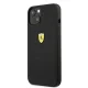 Чехол Ferrari для iPhone 13 mini Silicone, черный