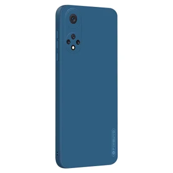 Huawei Nova 9 (NAM-AL00, NAM-LX9) / Honor 50 PINWUYO Silicone Cutouts Anti-Drop Texture Cover Case, Blue | Чехол...