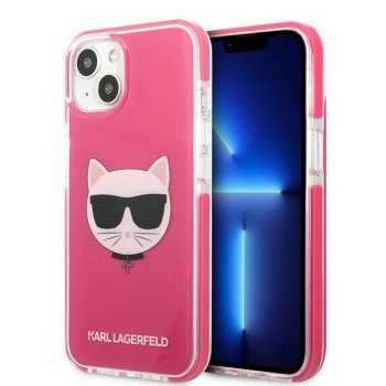 Apple iPhone 13 mini 5.4'' Karl Lagerfeld Choupette Head Case Cover, Fuchsia | Чехол Кейс Бампер...