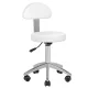 Sillon Lux 273b elektriskais kosmētikas krēsls ar 3 motoriem un tabureti 304, balts