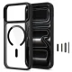 Чехол Tech-Protect Magmat Magsafe CC для iPhone 17 / 18 Pro Max, Transparent Black