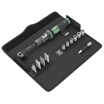 Torque Wrench Set Wera Click-Torque A 6 Set 1, 1/4", 2.5-25 Nm, 20 Pieces