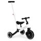 ECOTOYS 2-in-1 Kids Tricycle Balance Bike with Removable Parent Handle for Toddlers, white