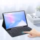 Samsung Galaxy Tab S10 FE+ Plus (SM-X620 / X626B) Dux Ducis TK Case Cover with Bluetooth Keyboard, Black | Vāks...