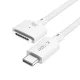 Tech-Protect MMC01 Ultraboost USB-C uz MagSafe 3 kabelis 140W 200cm, balts