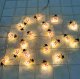 LED Ziemassvētku virtene Sniegavīri, 20 LED, 2 m, ar baterijām