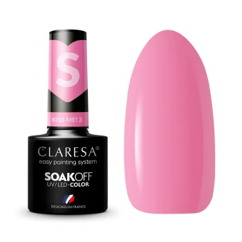 Claresa Kiss Me! 3 hibrīda nagu laka, 5 g