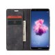Huawei P Smart 2017 (FIG-LX1, LA1, LX2, LX3) CASEME Wallet Magnetic Leather Case Cover, Black