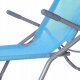Dārza Pludmales Guļamkrēsls Sauļošanās Atpūtas Saliekams Krēsls, Gaiši Zils | Garden Beach Sunbathing Lounge...