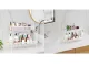 Two-Tier Kitchen Organizer with Basket, White