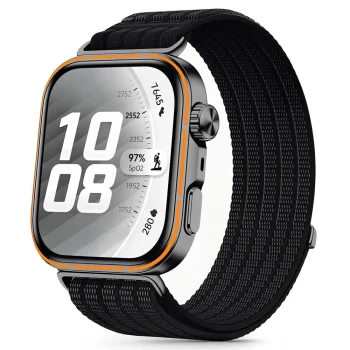Ремешок Tech-Protect Nylon для Huawei Watch Fit 3 / 4 / 4 Pro / 5 / 5 Pro, черный