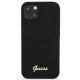 Чехол Guess Silicone Script MagSafe для iPhone 13 6.1\", черный