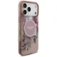 Guess IML Flowers Pearl Strap MagSafe vāciņš iPhone 18 Pro Max / 17 Pro Max, rozā