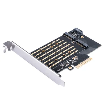 Orico ORICO-PDM2-BP PCI-E 3.0 x4 paplašināšanas karte M.2 NVMe un SATA diskiem, melna