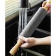 Non-slip Silicone Pastry Baking Dough Rolling Mat (59x39cm) + Pastry Roller Confectionery Silicone (38cm)