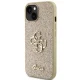 Apple iPhone 15 6.1\'\' Glitter Script Big 4G Case Cover, Gold | Telefona Maciņš Vāks Apvalks Bampers
