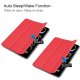 Apple iPad Pro 11\'\' (2024) (A2837 A2925) PU Leather Protective Tri-fold Book Case Cover, Red | Planšetes Vāciņš...