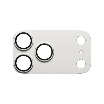 PanzerGlass Fender kameras aizsargs iPhone 17 Pro Max telefonam – sudraba krāsā | Camera Glass Protector