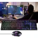 Spēļu tastatūra un pele ar LED apgaismojumu