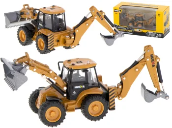 H-Toys 1704 Die-Cast Metal Backhoe Loader 1:50