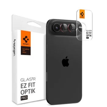 Kameras aizsargstikls Spigen Optik Pro L-Series iPhone 17 Air, 2 gab., melns