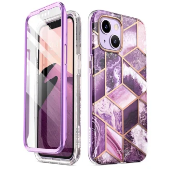 Чехол Supcase Cosmo для iPhone 14 Plus – Розовый мрамор