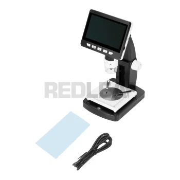 Цифровой микроскоп Redleaf RDE-71000M с экраном 4.3" LCD и увеличением 1000x