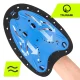 Лопатки для плавания 4Fizjo Tsunami, черно-синие