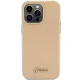 Чехол Guess для iPhone 15 Pro Max Glitter Glossy Script, золотистый
